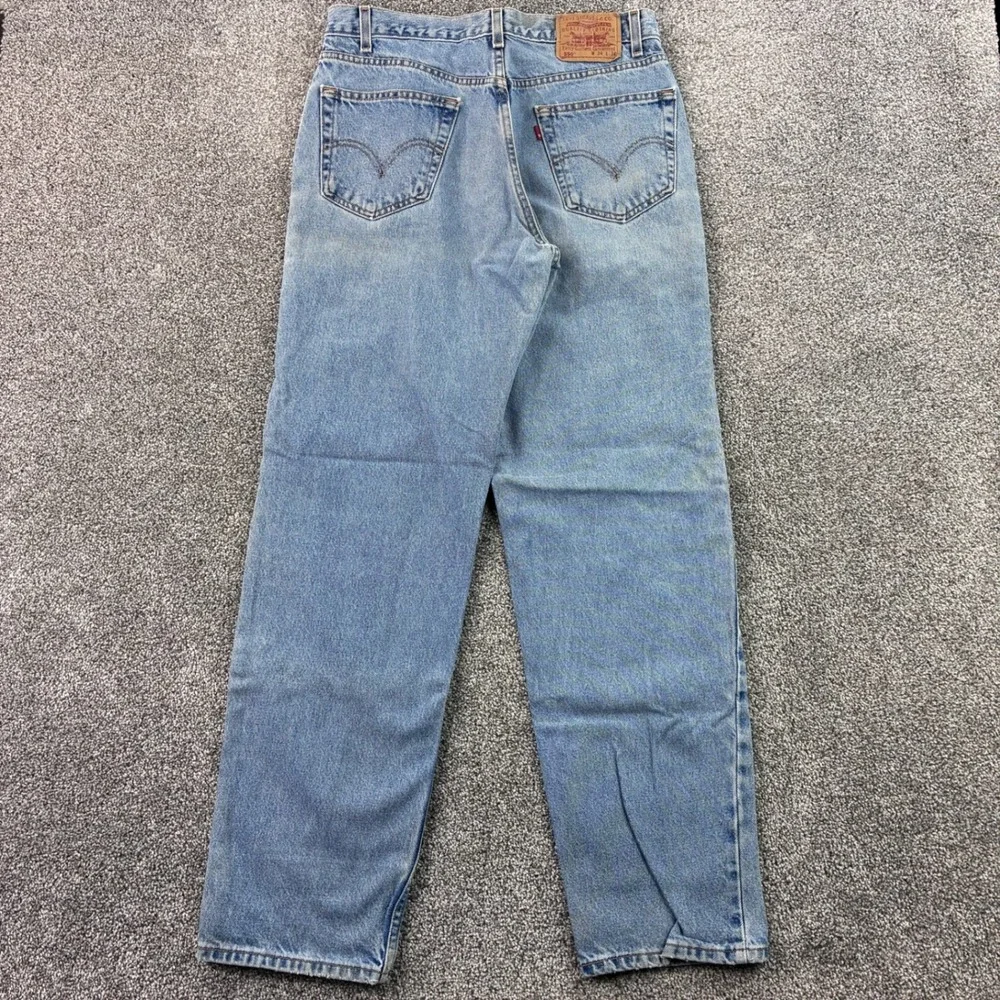 Vintage Levi's 550 Jeans Mens 34x34 Blue Denim Relaxed Light Wash Regular 90s